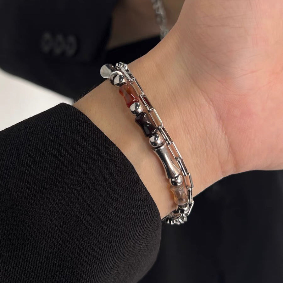 Pulsera para hombre de diseño cubano de nicho