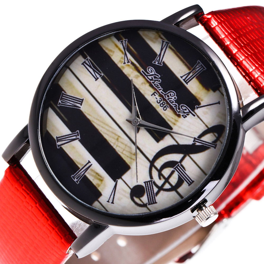 Neue Uhr Damen Mode Lederarmband