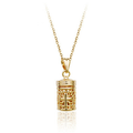 Vintage love perfume bottle pendant