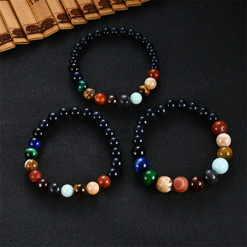Pulsera de planetas del sistema solar para hombre