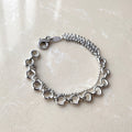 Pulsera empalmada de metal Wind Venom Diseño de personalidad sencilla Pulsera igual para hombre y mujer