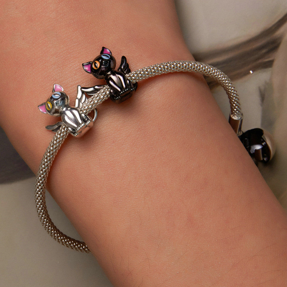 Design Engel Katze Armband Perlen lose Perlen
