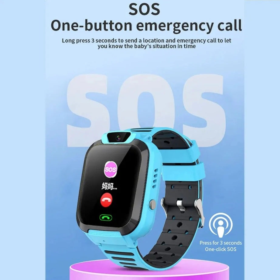 SOS-Anruf LBS Tracker 2G Karten-Einschub Kamera Kinder Wasserdichte Uhr