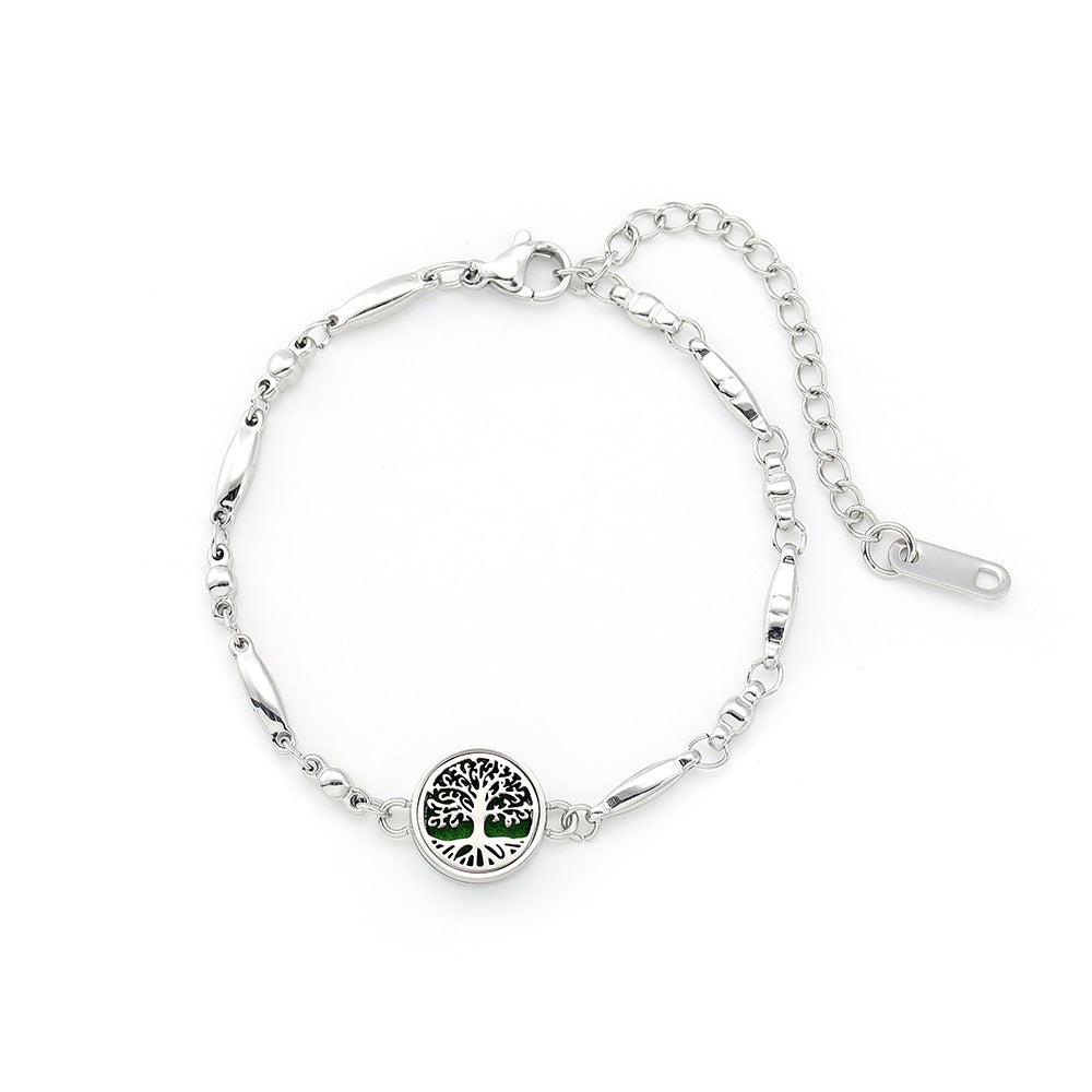 Aromatherapie-Armband hohler Glücksbaum Yoga