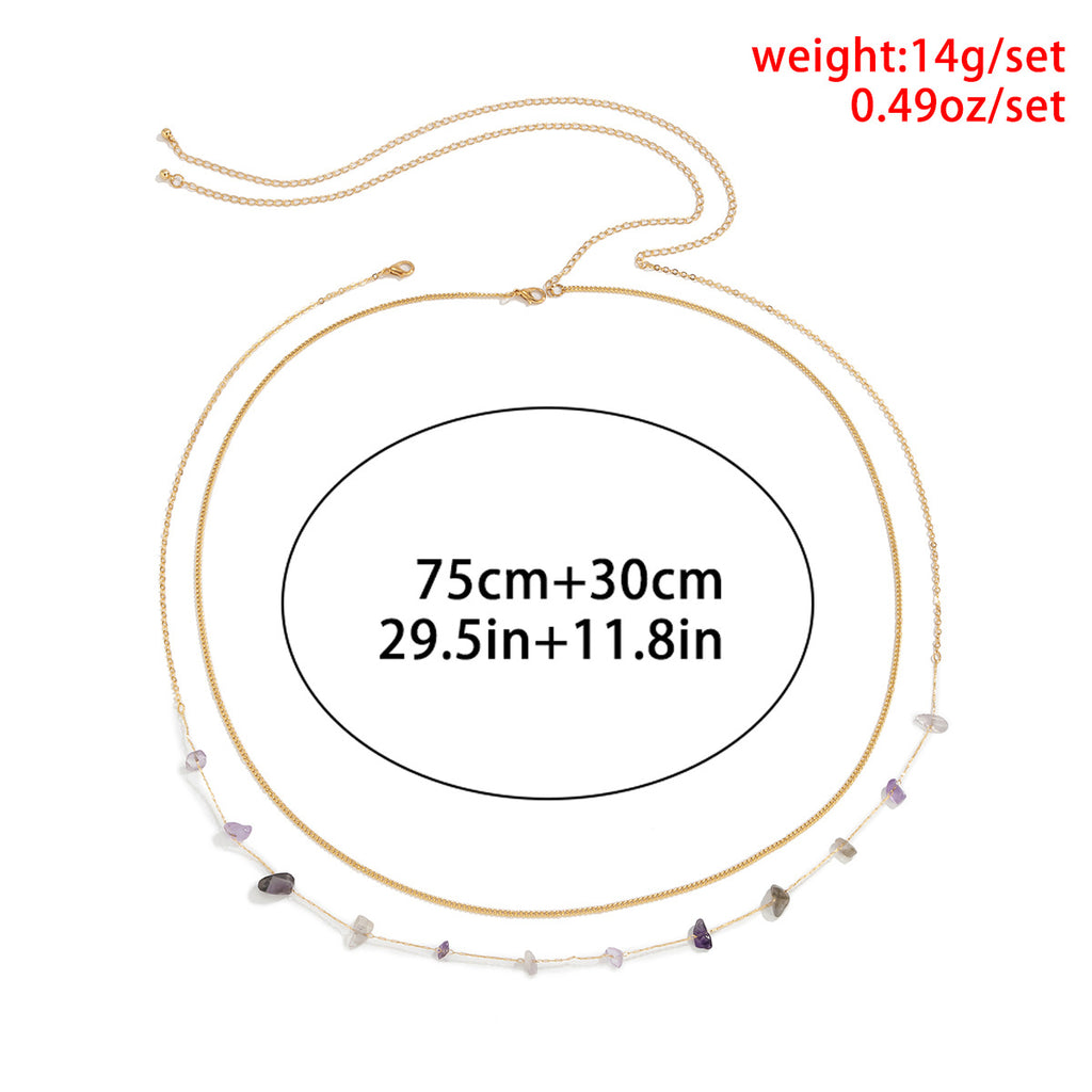 Traje de cadena fina de moda para el cuerpo