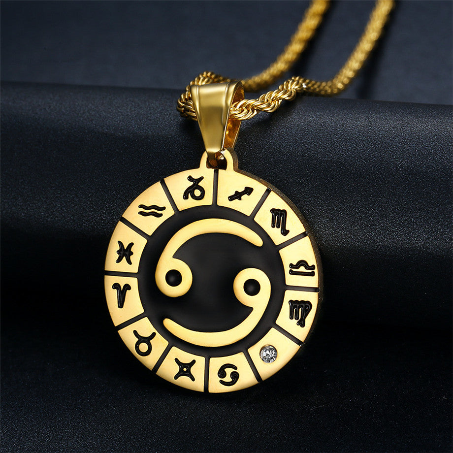 Titan-Gold-Anhänger Sternbild