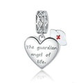 Schutzengel Anhänger Charm Silber 925 Armband Zubehör