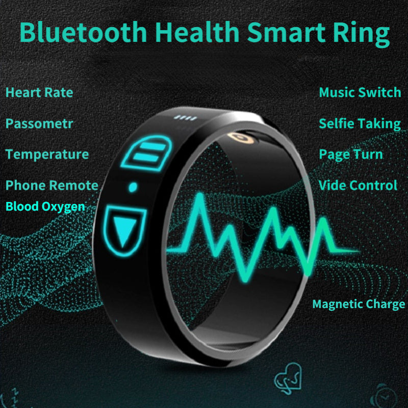 Smart Ring Herzfrequenz Blutsauerstofferkennung Bluetooth-Verbindung