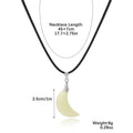 Damenmode Geometrische Leuchtstein Anhänger Halskette