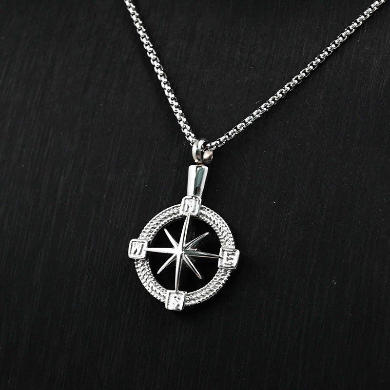 Couple Fashion Jewelry Titanium Steel Water Bottle Pendant Necklace