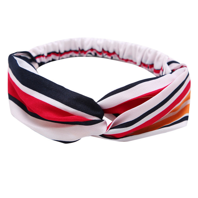 Women's Polka Dot Printed Bohemian Sweet Simple Hair Band
