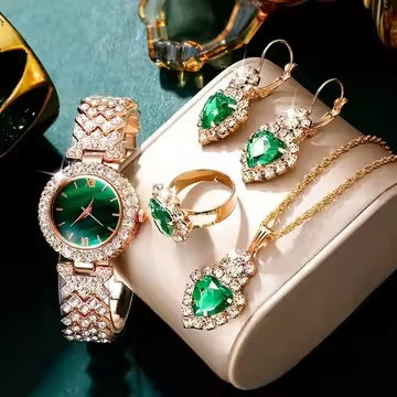 Bunte Kristalle Quarzschmuck Anzug