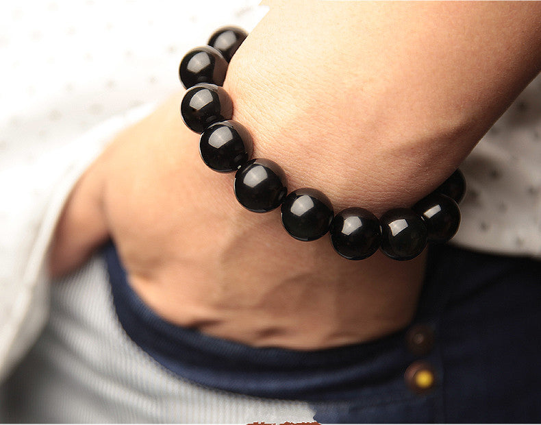 Natur-Regenbogen-Obsidian-Armband