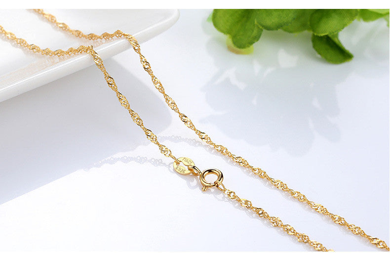 Collar bañado en oro de 18K para mujer