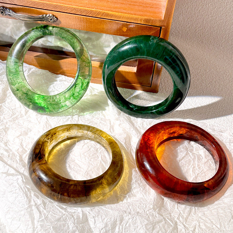 Harz Rund Geometrisch Unregelmäßiges Armband
