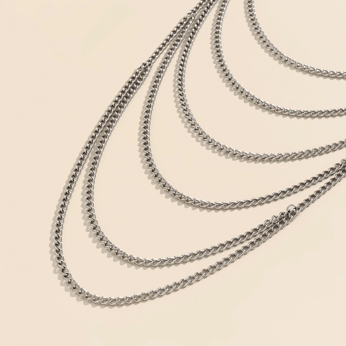 Collar de aleación con gotas sencillas de joyería y diamantes