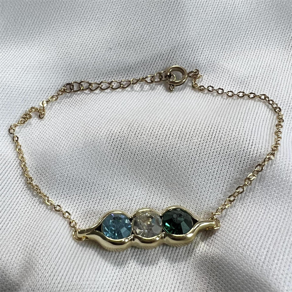 Pulsera Sencilla de Guisantes para el Día de la Madre