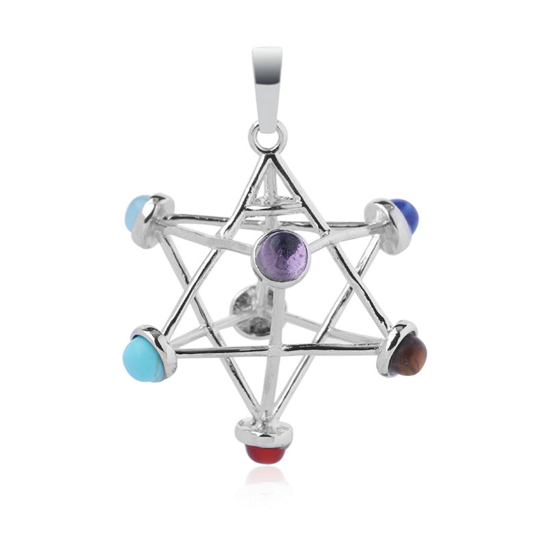 Geometric pendant necklace