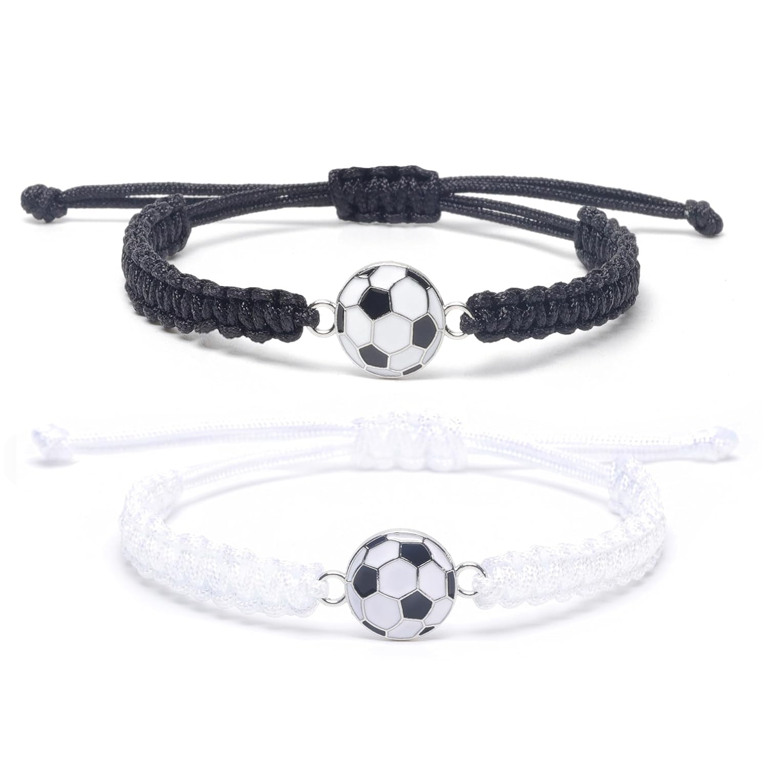 Pulseras Deportivas Trenzadas, Accesorios Deportivos Ajustables, Joyería de Béisbol, Voleibol, Baloncesto, Fútbol Americano y Soccer Para Aficionados, Ideales Para Regalos de Cumpleaños o Halloween
