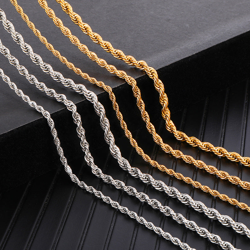 Seilkette gewebte Halskette Schmuck