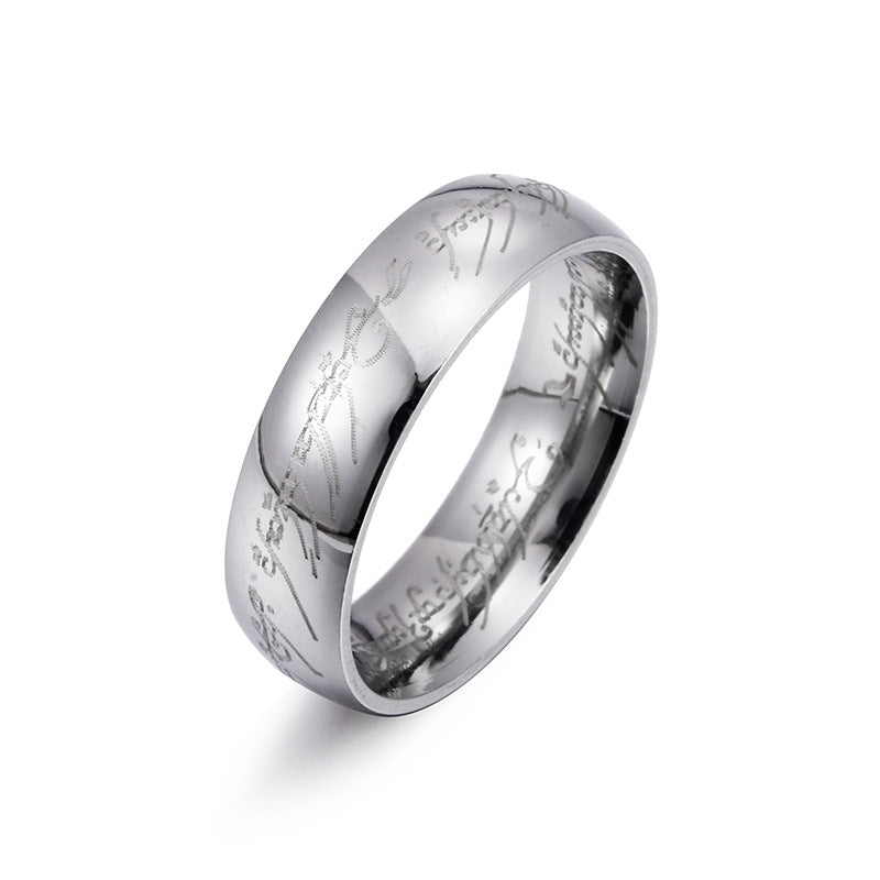 Titanstahlring Herrenring Ring