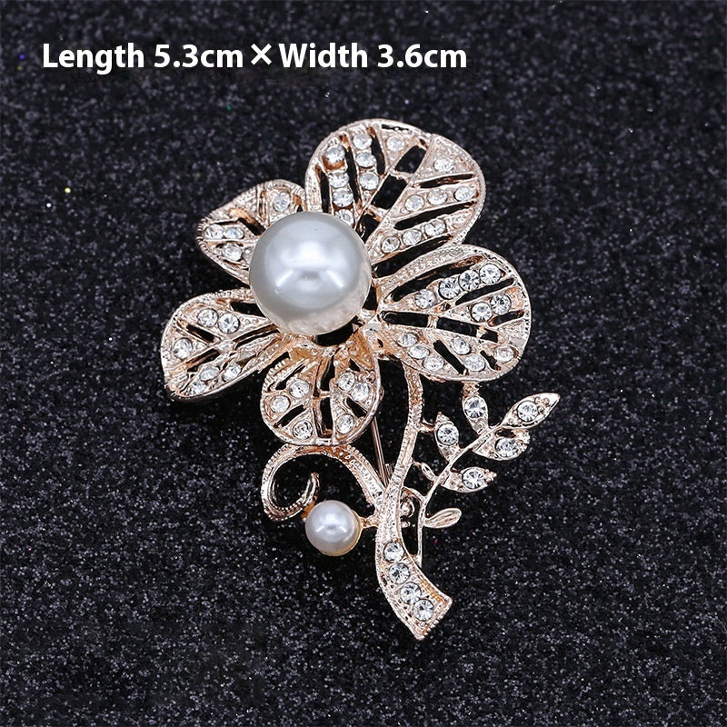 Accesorios Decorativos de Corsage para Ropa con Flores y Lazos