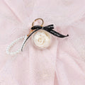 Rose Perianth Pearl Car Hanging Keychain