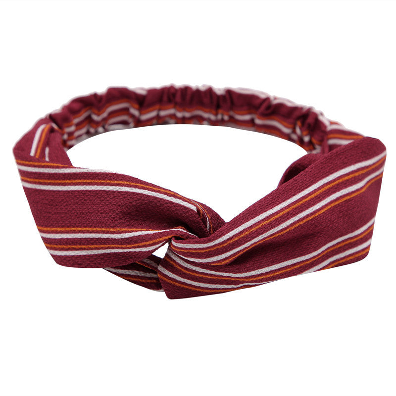 Women's Polka Dot Printed Bohemian Sweet Simple Hair Band