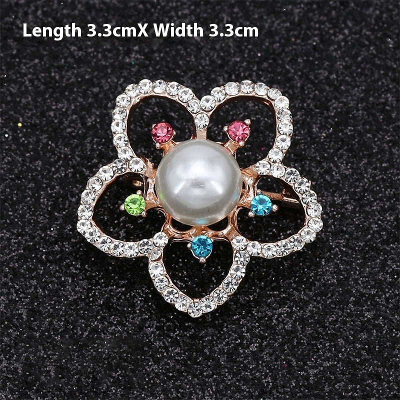 Accesorios Decorativos de Corsage para Ropa con Flores y Lazos