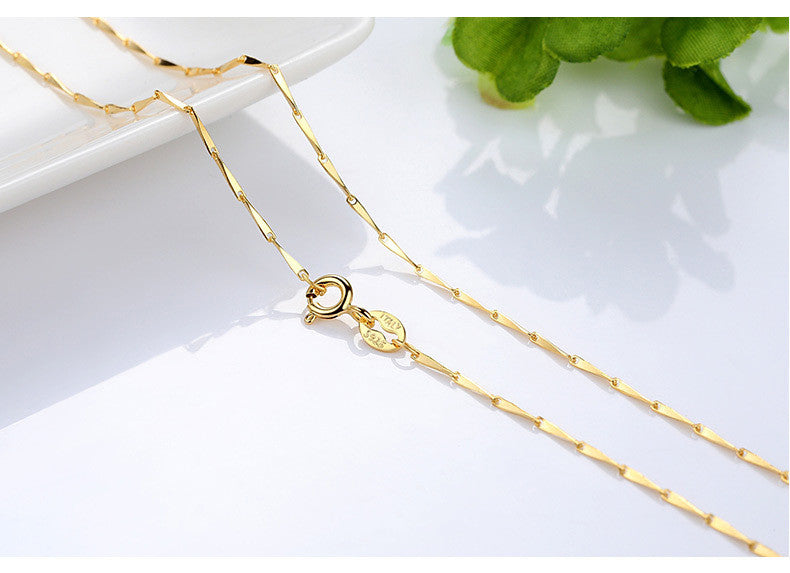 Collar bañado en oro de 18K para mujer