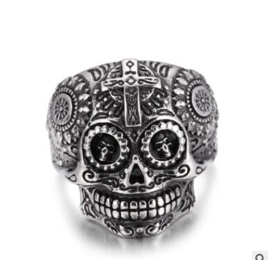 Totenkopfring Schmuck Fashion Ring