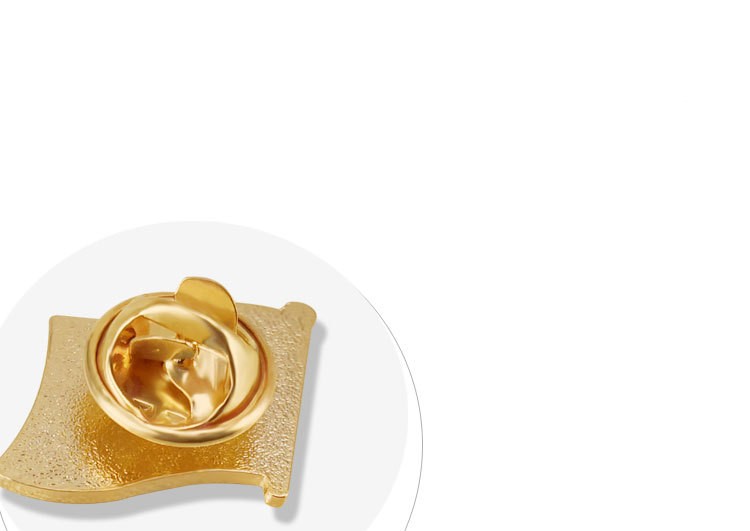 Kristallkleber Gold M Abzeichen Brosche