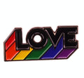 Stylish Love Equality Rainbow Gay Pride Badge