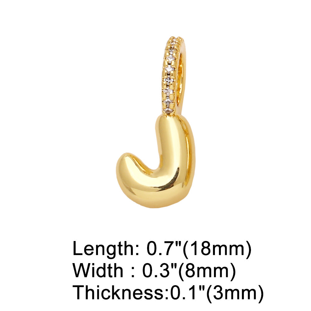 26 Letters Pendant Bracelet Women Gold Plated