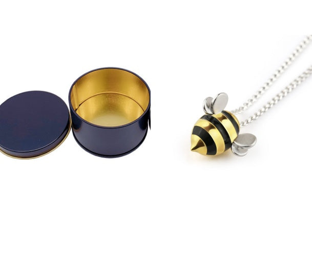 S925 Sterlingsilber Halskette Großhandel Koreanische Mode süße Bienen Schlüsselbeinkette weiblicher europäischer und amerikanischer Außenhandel grenzüberschreitender Schmuck