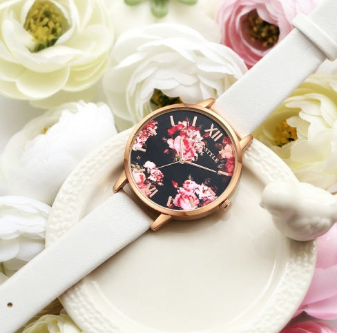 Correa de cuero de moda de alta calidad, oro rosa, reloj de cuarzo informal con corazón para mujer, reloj de pulsera para mujer, relojes de lujo para mujer