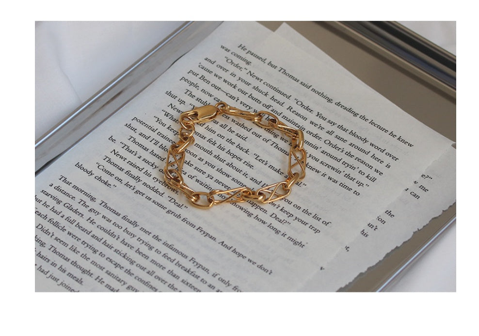 Pulsera de cadena gruesa para mujer