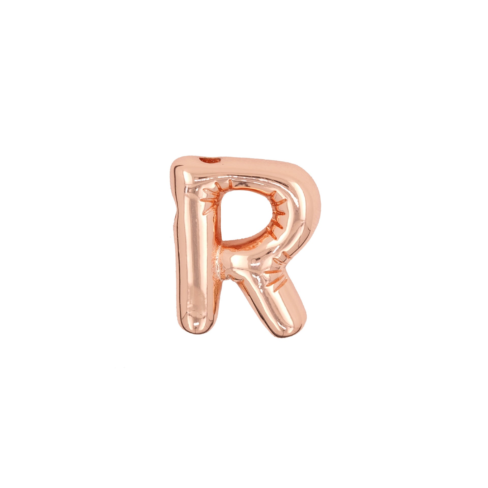 Glossy Letters Copper Pendant Necklace
