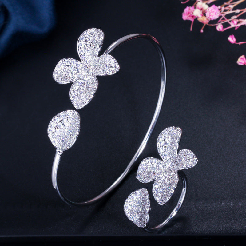 Kreatives, verstellbares zweiteiliges Armband und Ring