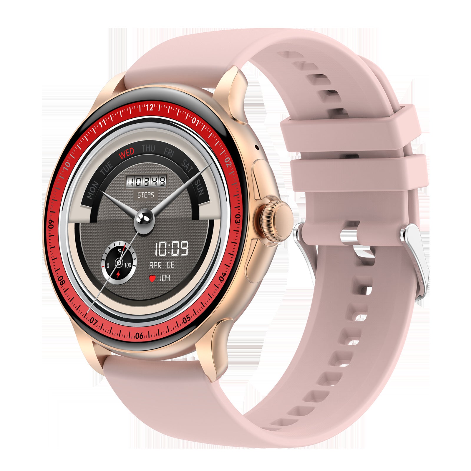 Smart Call Bluetooth HK49 Schlaf-Herzfrequenz-Blutzuckerüberwachung Wasserdichte Sportuhr