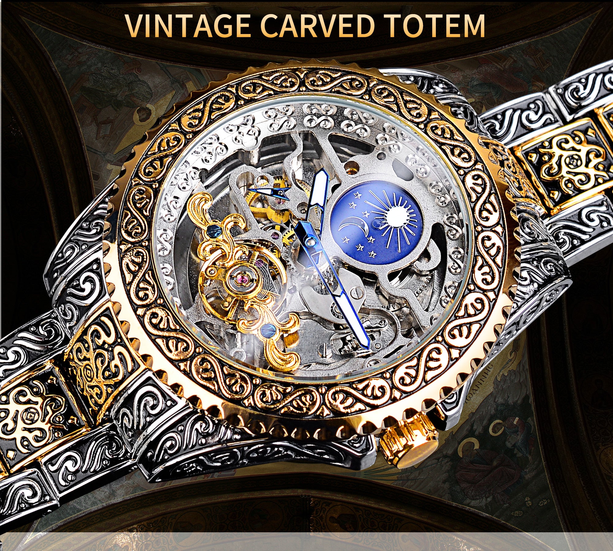 Forsining Skeleton Tourbillon Mechanische Uhren Luxus Herrenarmbanduhr
