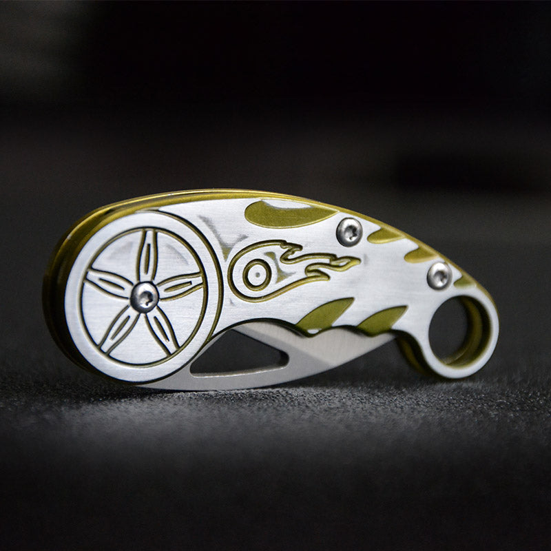 Mini Cuchillo Portátil de Exterior con Colgante de Llavero