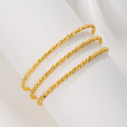 1 Stück einfaches und modisches Goldarmband, Kordelarmband für Damen
