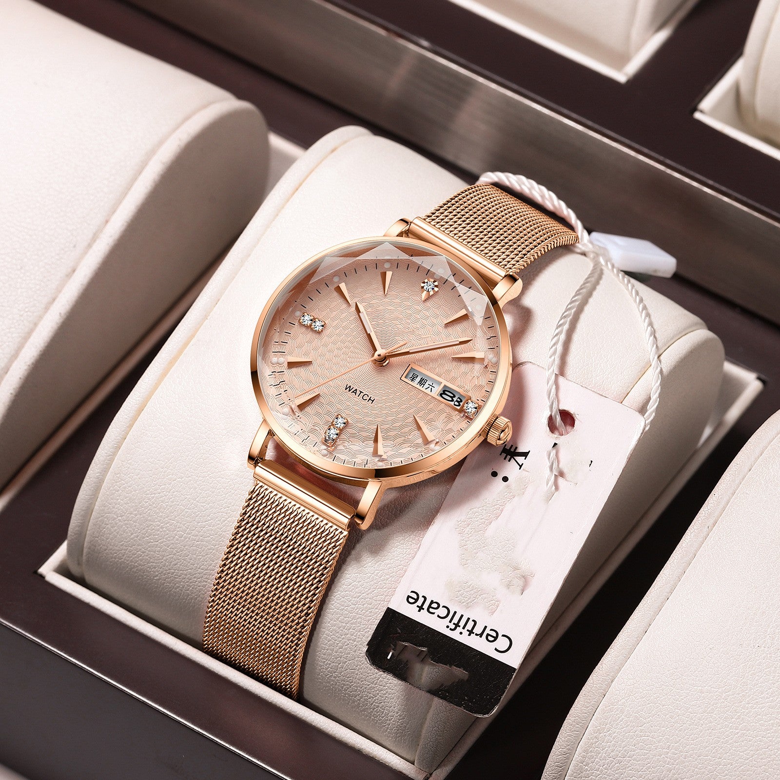 Nuevo Reloj de Cuarzo Luminoso Impermeable de Moda para Mujer