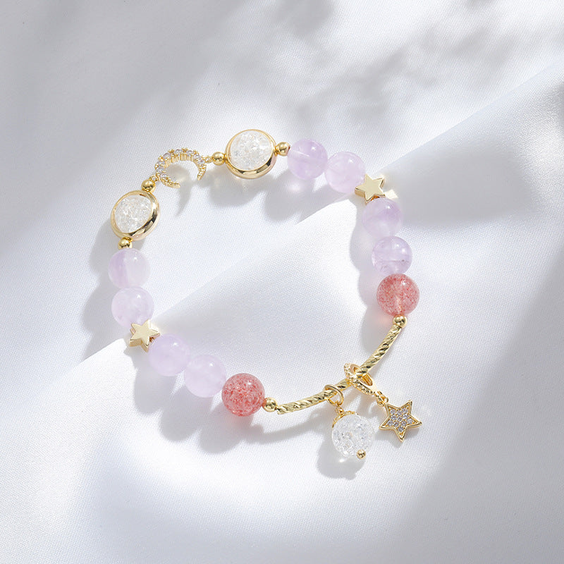Lavendel Amethyst Armbänder für Frauen