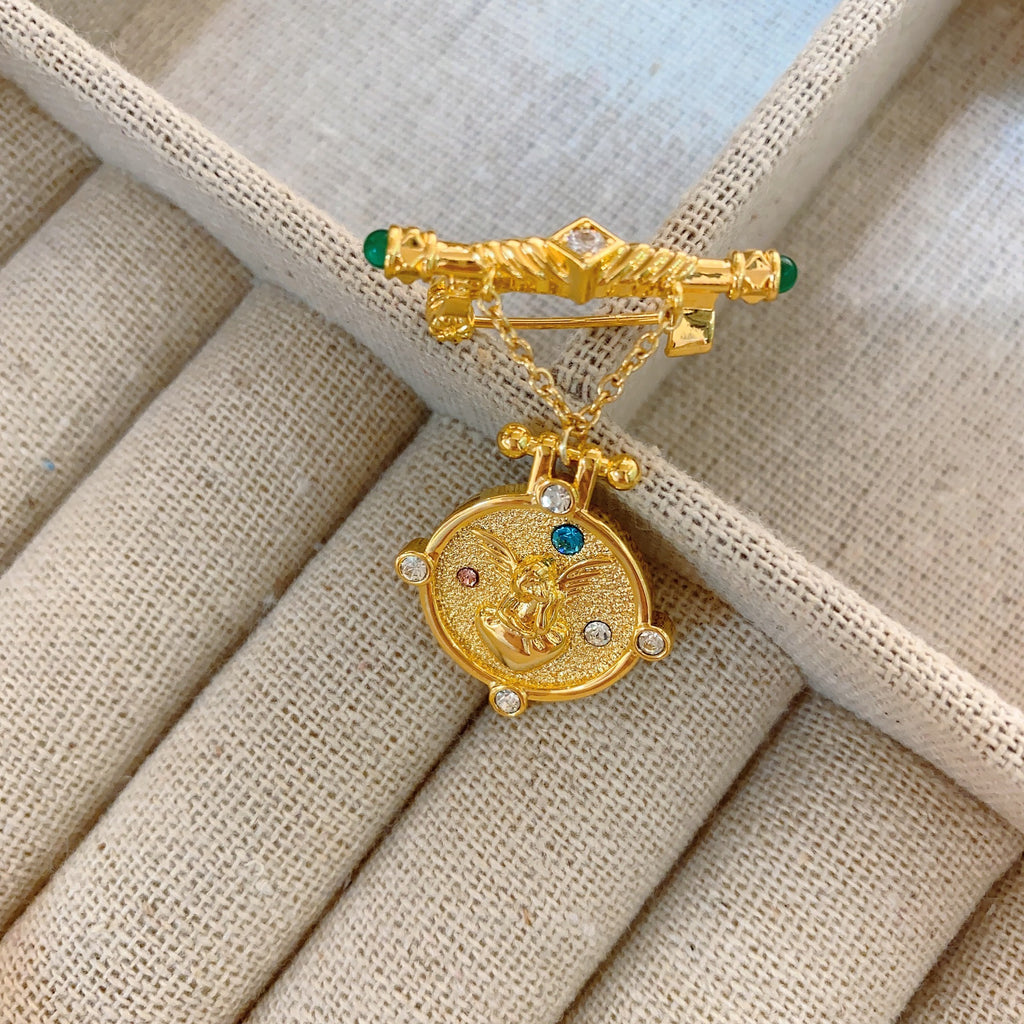 Retro Personality And Minimalism Businese Suit Accessories Corsage