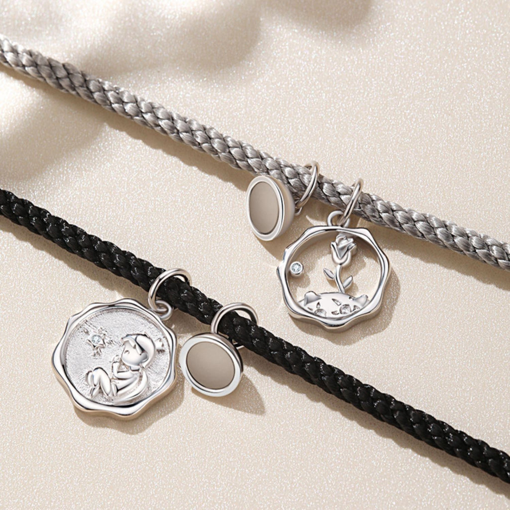 Sterling Silver Couple Bracelet For Women And Men