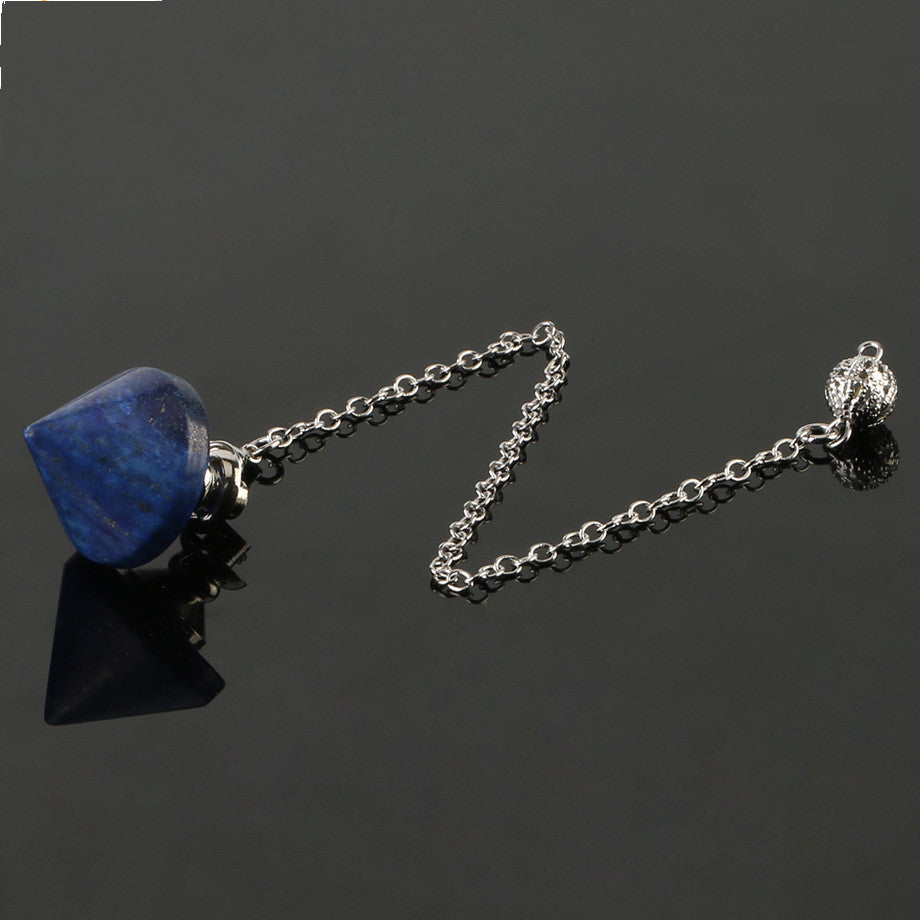 Obsidian-Accessoires Natürliches Kristallpendel