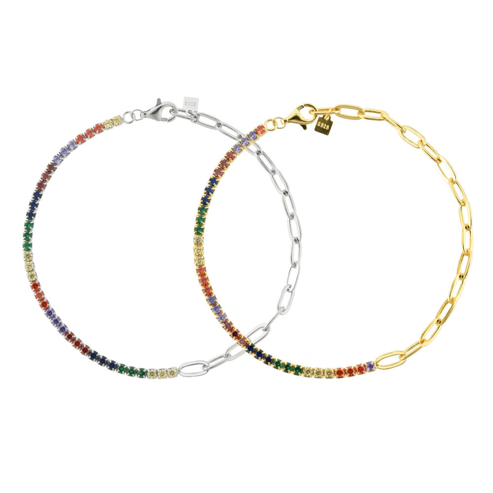 Pulsera de plata esterlina 925 S925 con textura de piedra ornamental simple que combina con todo