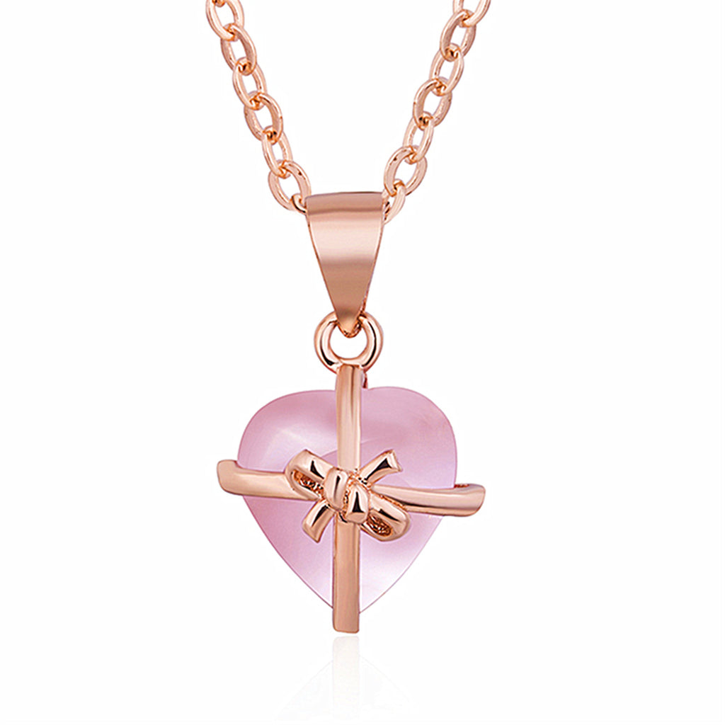 Anhänger aus Natur-Edelstein, Rosen-Anhänger